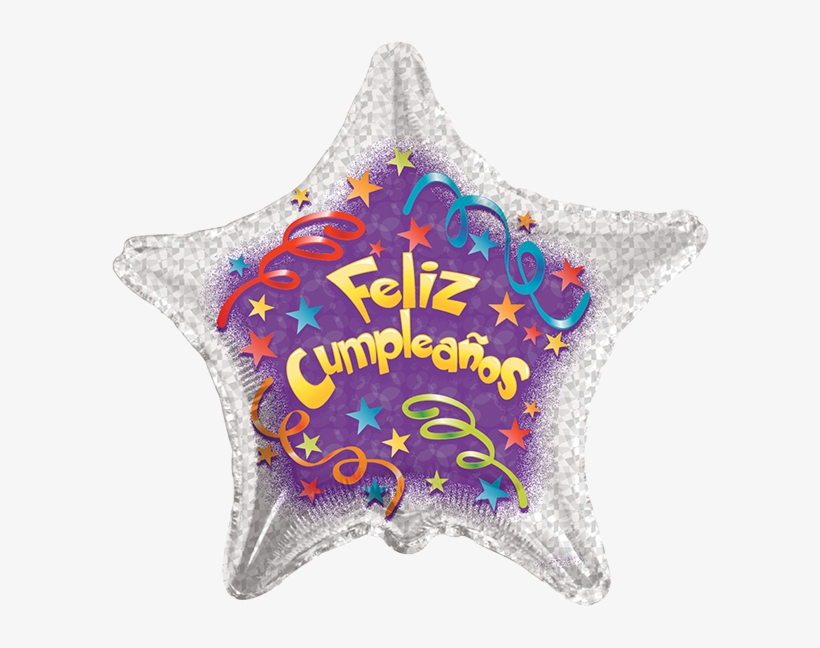 Globo Feliz Cumpñeaños Serpentina - 9" Airfill Feliz Cumpleanos Streamers - Mylar Balloons, transparent png