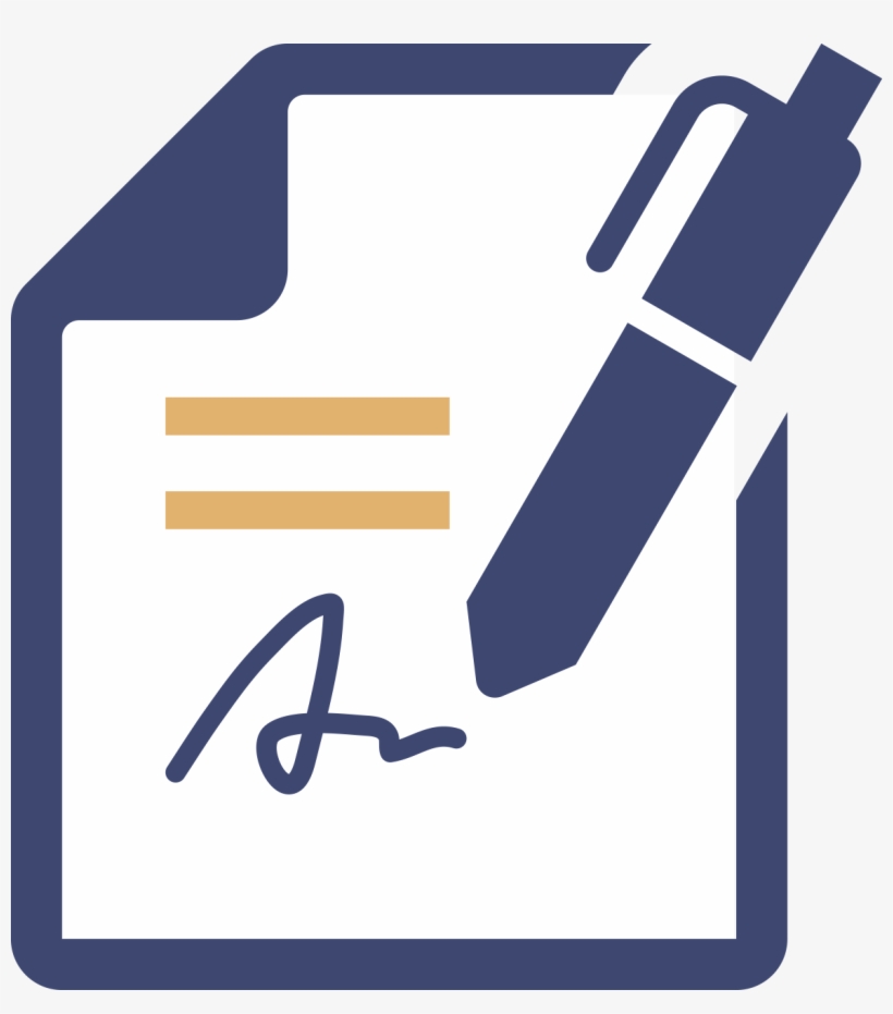 Contract Icon, transparent png