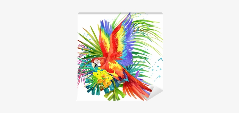 Parrot Bird Watercolor Illustration - Watercolorbird Jungle, transparent png