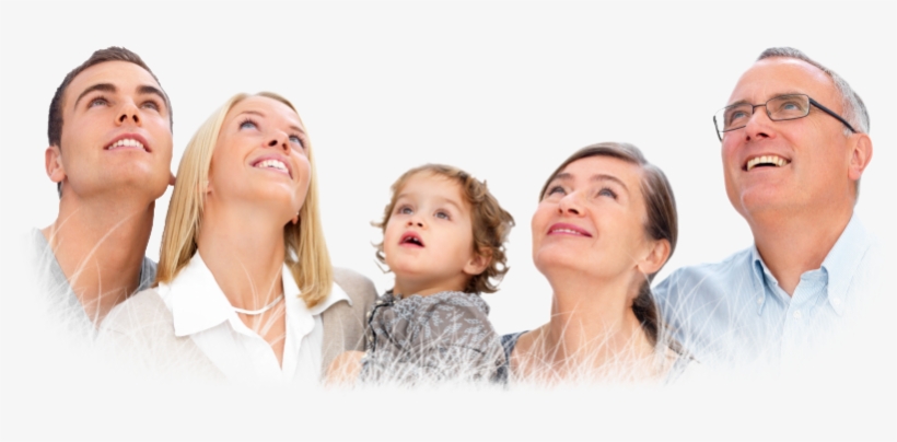 Services - Happy Family Looking Up, transparent png