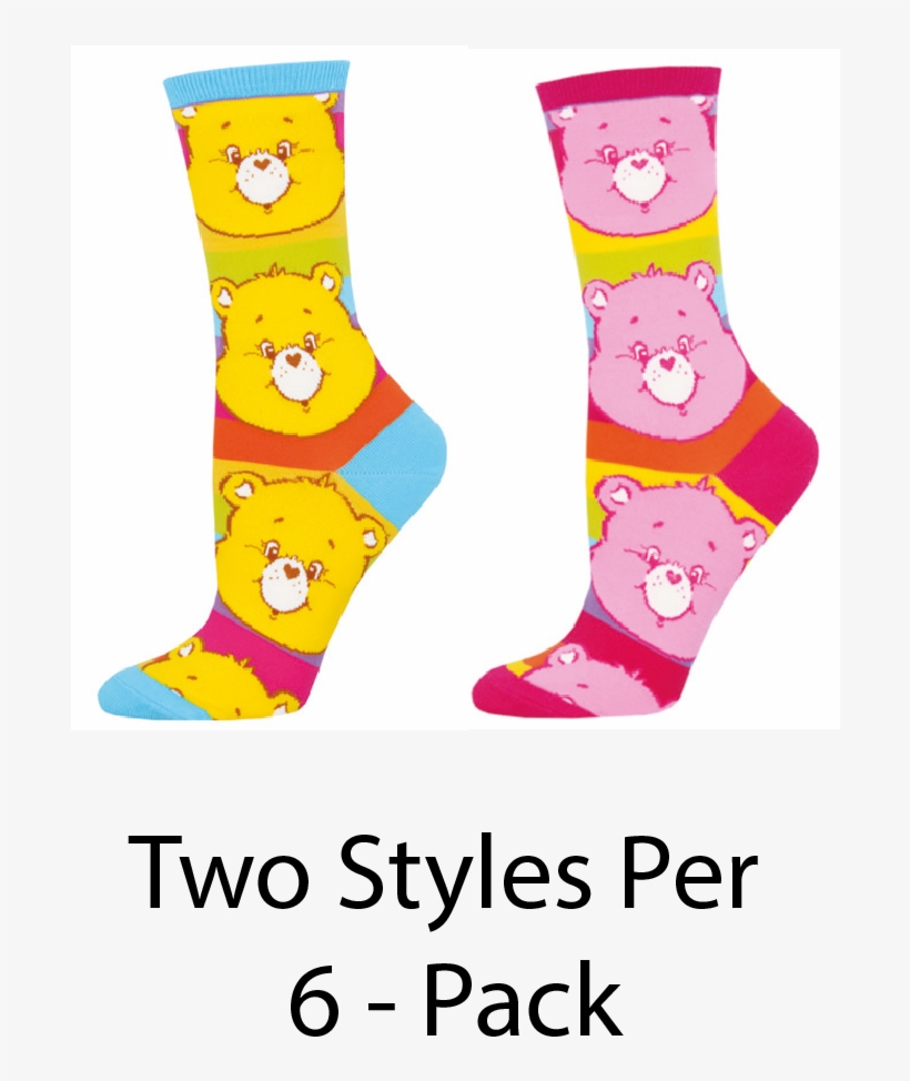 Ladies Care Bears Funshine & Cheer Socks - Sequin Dress, transparent png