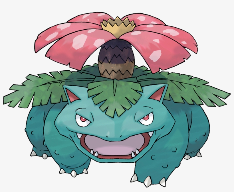 Venusaur - Pokemon Poison And Grass Type, transparent png
