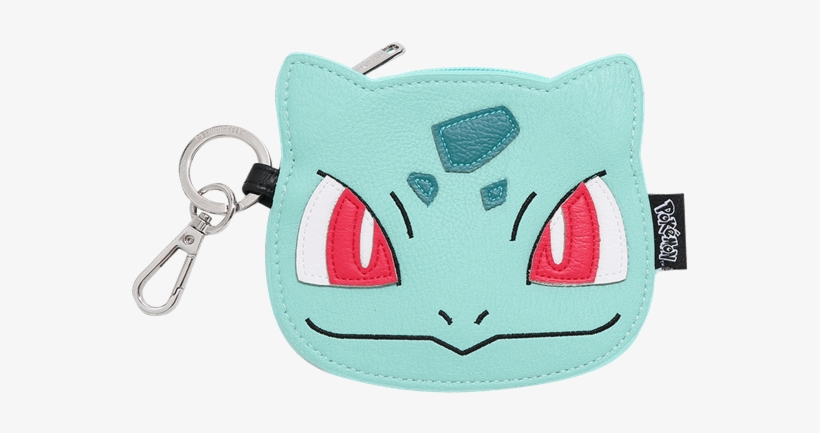 Loungefly Pokemon Bulbasaur Face Coin Purse, transparent png