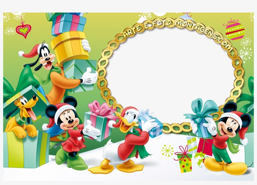 Molduras - Merry Christmas Wishes Disney, transparent png