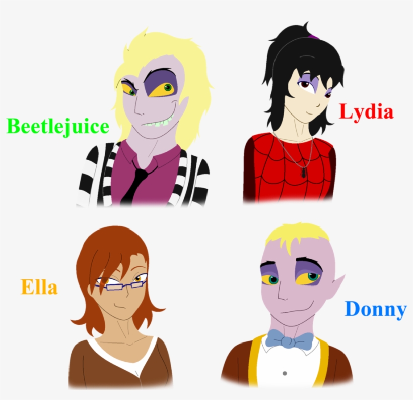 Main Characher Relationship To Each Other By Fableworldna - Beetlejuice, transparent png