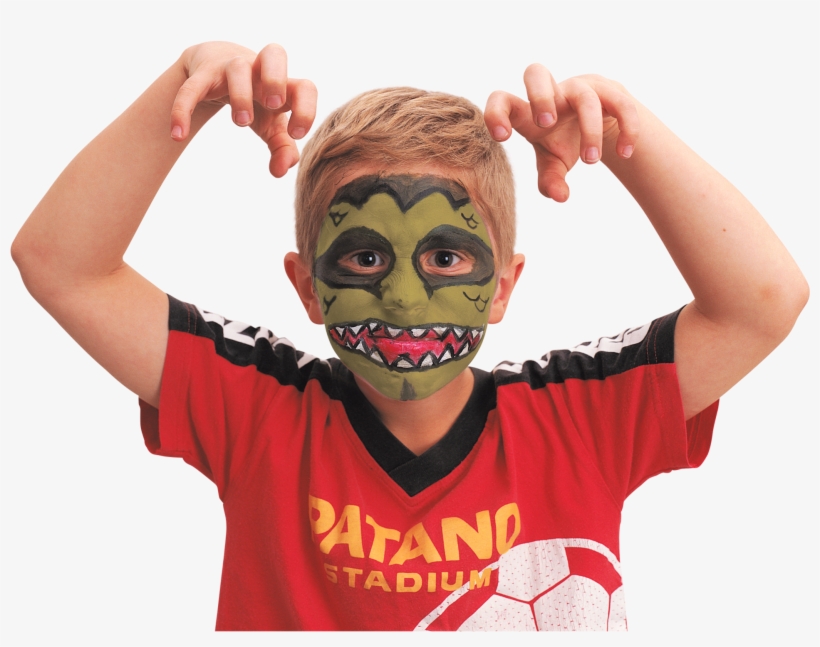 Scary Face Effect Makeup Set, , Large - Cosmetic Sets, transparent png