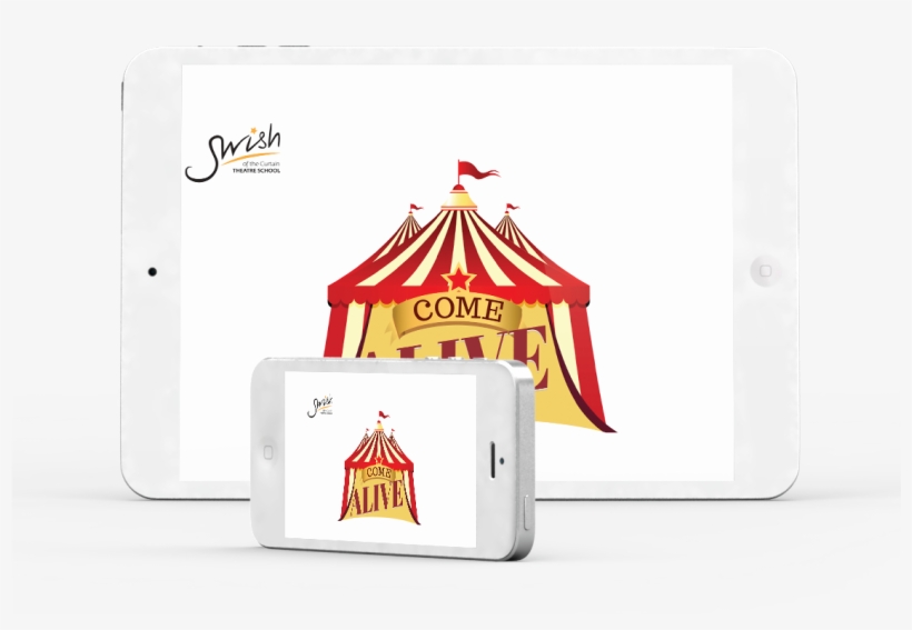 Come Alive - Zirkus-geburtstags-party Einladung, transparent png