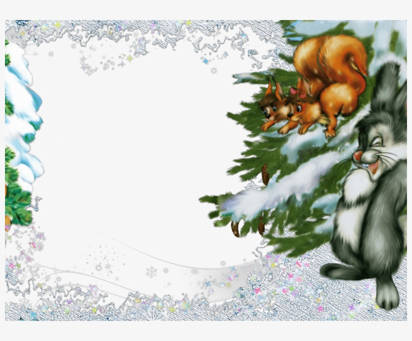 Moldura Foto Natal - Frames For Photoshop, transparent png