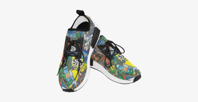 Women's Draco Running Shoes Print Luck 8 Design - German Shepherd Water Colour Pattern No.1 Men’s Draco, transparent png