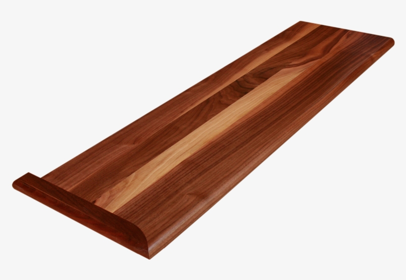 Prefinished Character Walnut Stair Tread - Furniture, transparent png