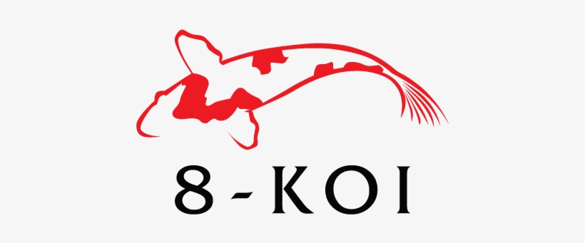 8-koi - Koi Fish Logo, transparent png