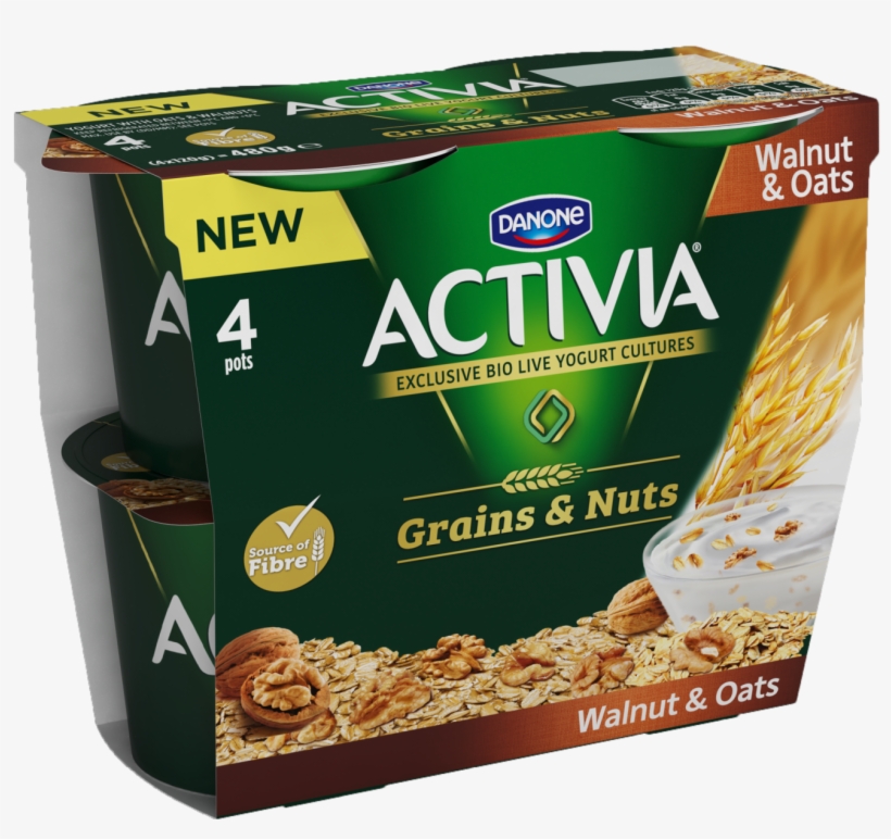 Activia Walnut And Oats, transparent png