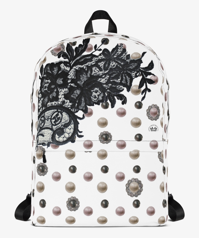 "black Lace Coquette" By Mariela Backpack - Garment Bag, transparent png