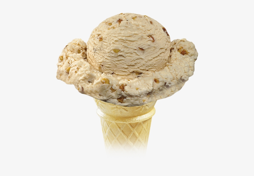 Maple Walnut, By The Scoop, Ice Cream - Maple Walnut Ice Cream Cone, transparent png