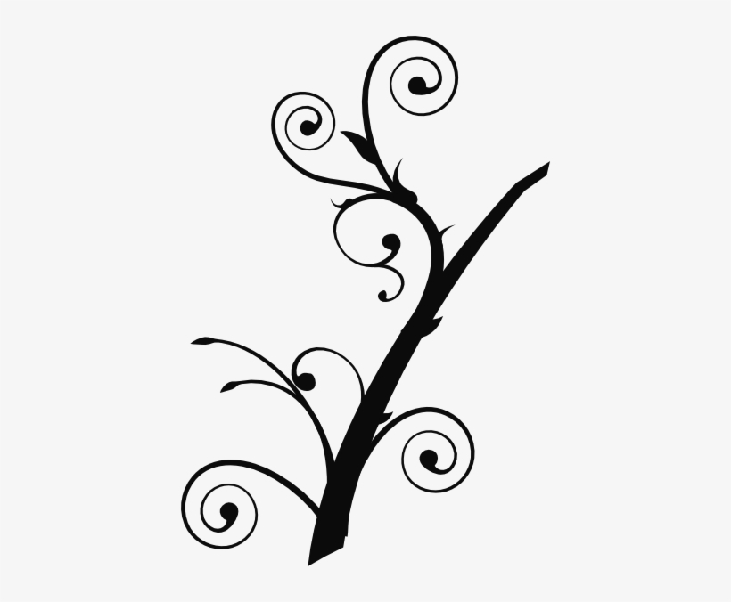 Flower Clip Art Green Star Bee With A Pink Flower Clip - Tree Branch Clip Art, transparent png