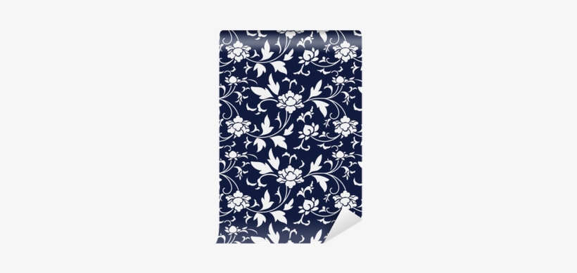 Seamless Blue Chinese Background Retro Botanic Garden - Botanical Garden, transparent png