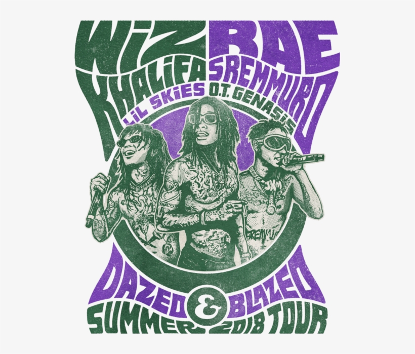 Main Poster Art - Dazed And Blazed Tour, transparent png