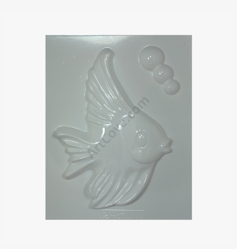 Betta Fish With Bubbles Plaster Mold - Rooster, transparent png