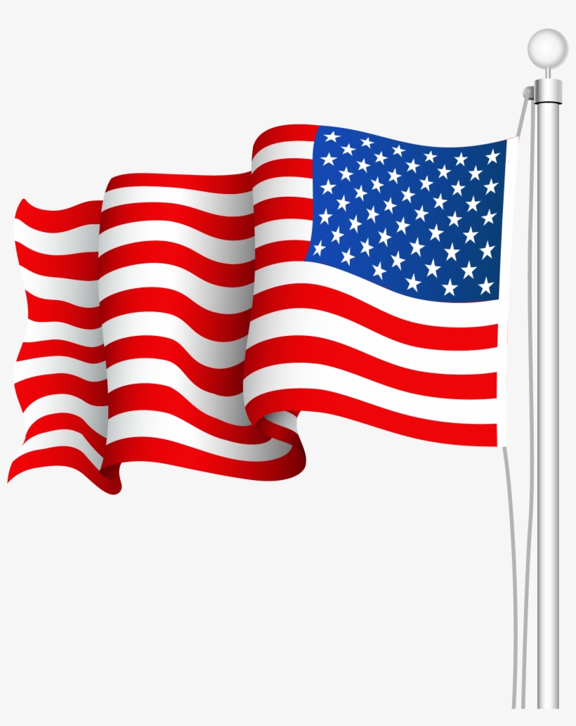 United States Flag Clip Art Cliparts Co - American Flag Clip Art Png, transparent png