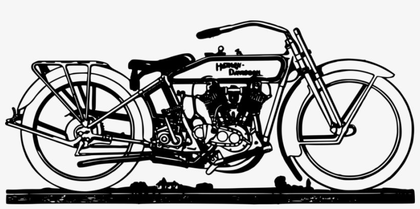 Download Old Motorbike Png Vectors Clipart Motorcycle - Motorcycle, transparent png