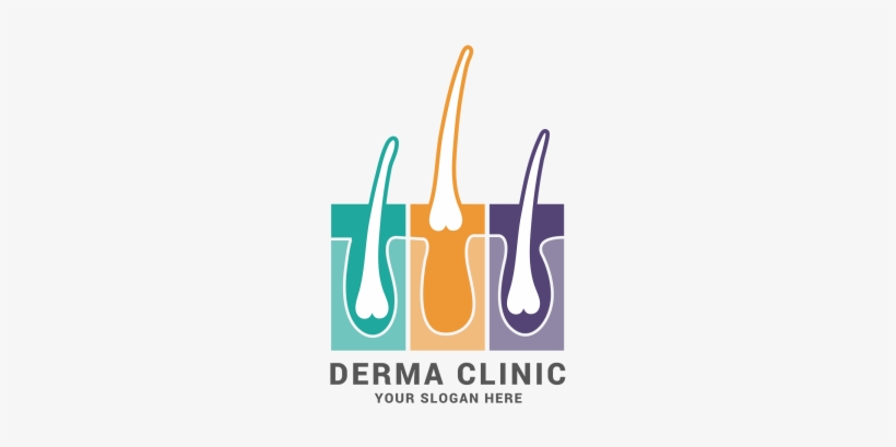 Hair Care Dermatology Logo Icon Medical Diagnostics - Skin Clinic Symbols, transparent png