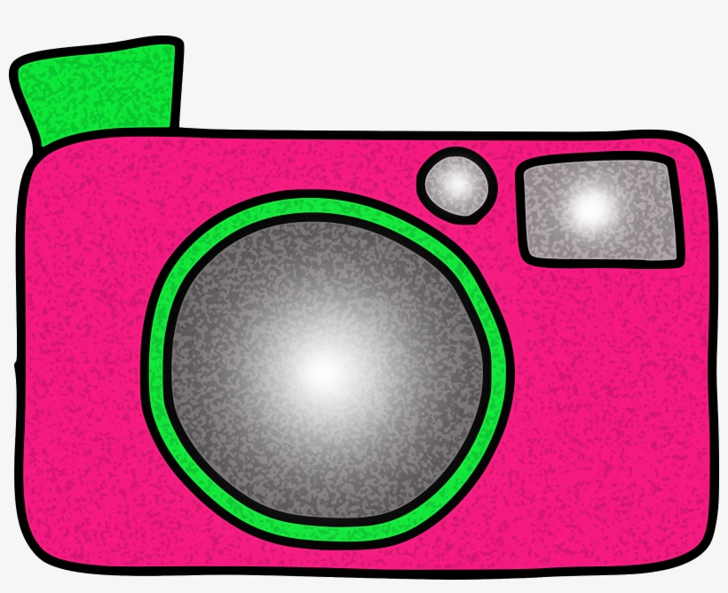 Camera Clipart Pink - Clip Art, transparent png