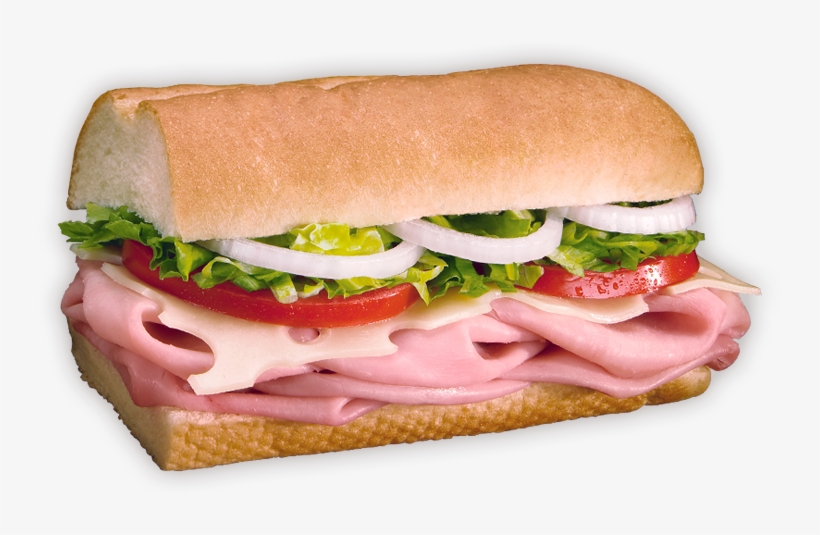 Ham & Swiss - Ham And Cheese Sandwich, transparent png