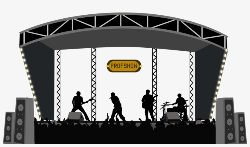 Concert Stage Png Jpg Black And White Download - Crickets, The - In Style With The Crickets (cd), transparent png