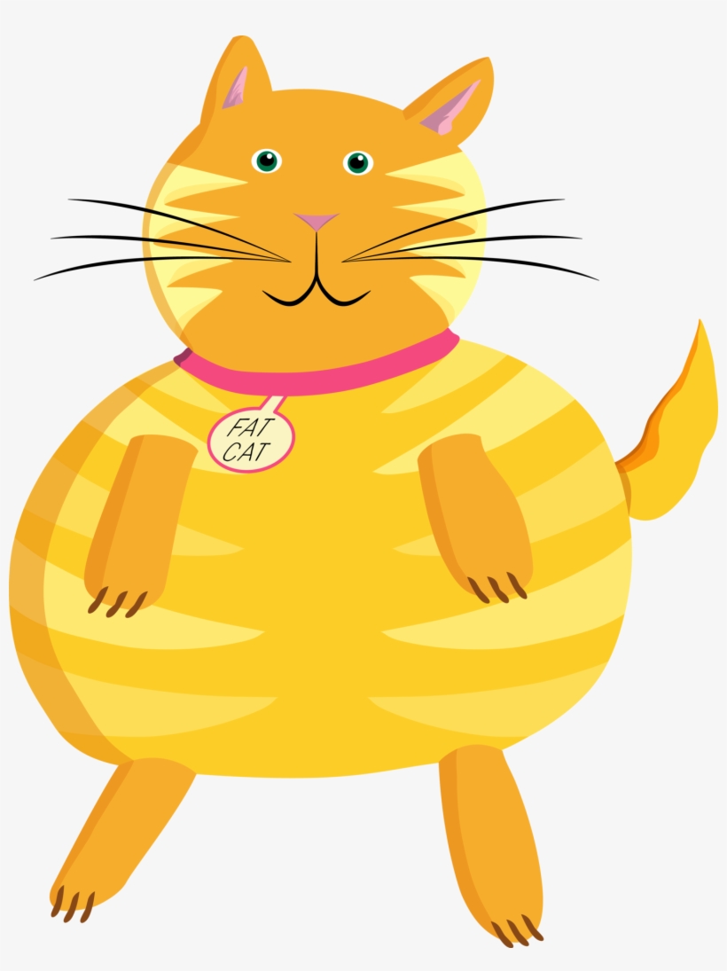 Fat Cat Clipart Desktop Backgrounds Png Free Stock - Fat Cat Clipart, transparent png