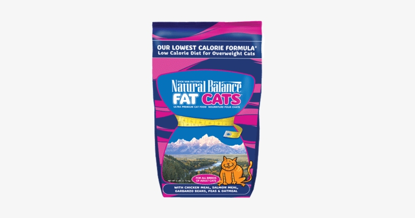 Fat Cats - Natural Balance Fat Cats Dry Cat Formula Fat Cats Low, transparent png
