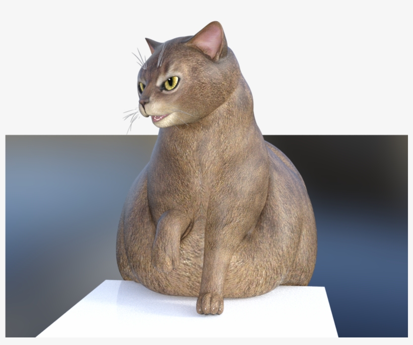 Fat Cat Is Squish, transparent png