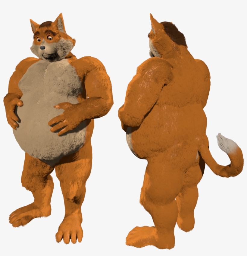 Fat Cat - Improved Fur - - Cat, transparent png