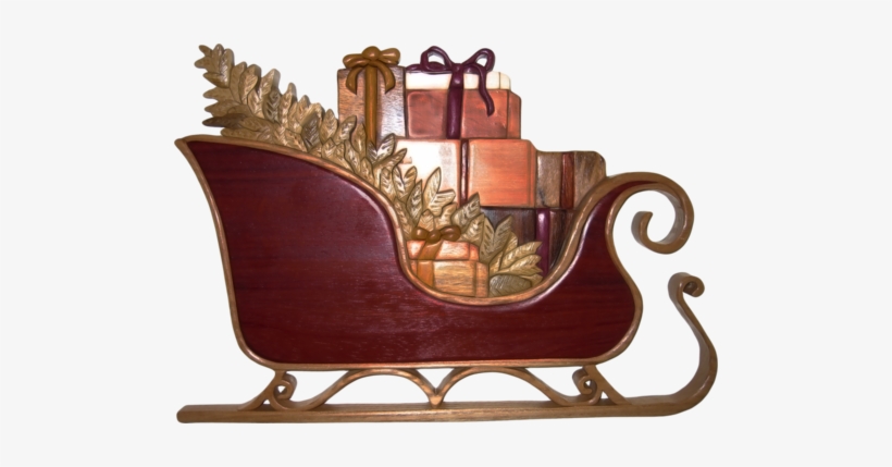 Cg Christmas Gift Janett El - Santa Sleigh, transparent png