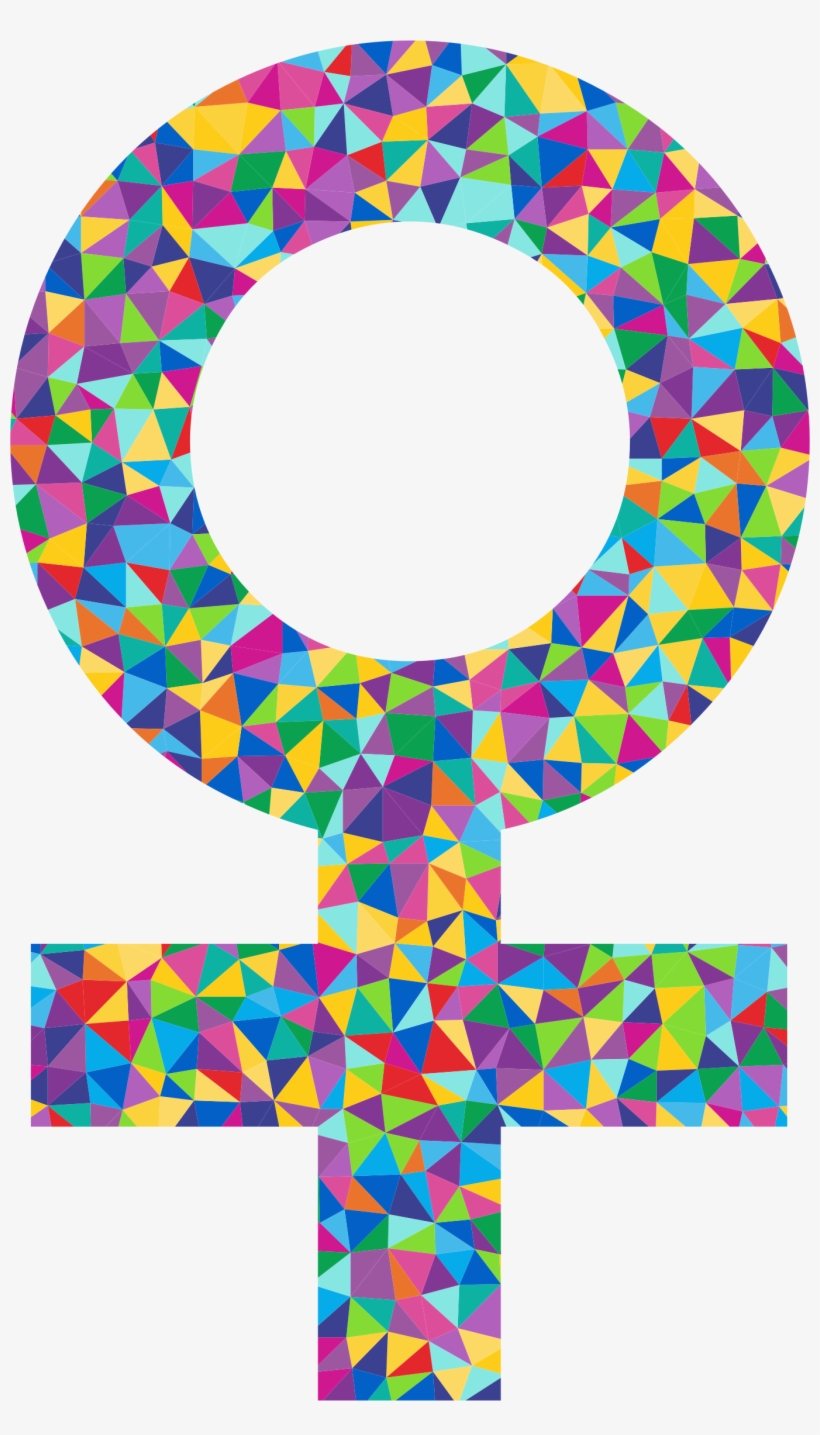 This Free Icons Png Design Of Prismatic Low Poly Female, transparent png