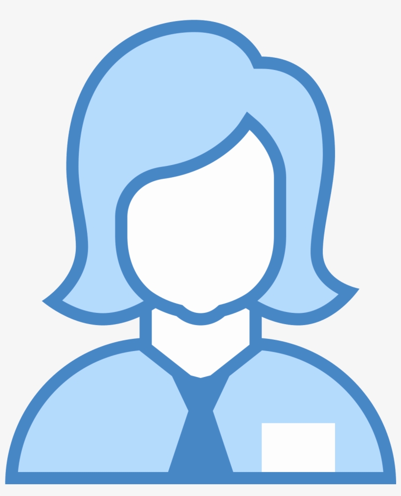 Collaborator Female Icon - Icono Mujer Azul Png, transparent png