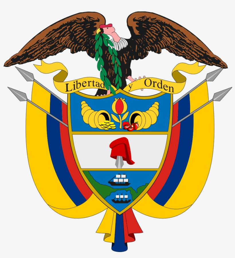 Significado Del Escudo De Colombia - Colombian Emblem, transparent png