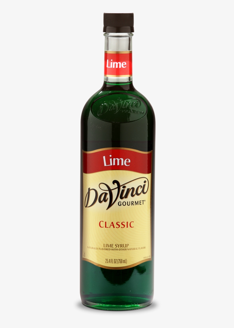 2073738400014 Lime C 750ml G 2073738400014 Lime C 750ml - Davinci Gourmet Classic Flavored Syrups Strawberry, transparent png