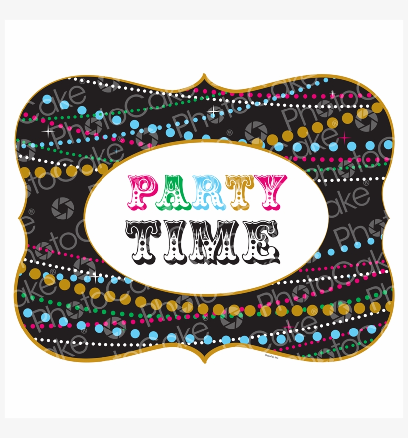 Party Time - Image - Label, transparent png