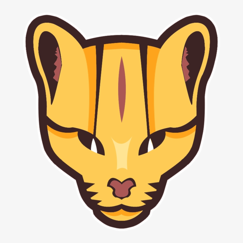 Ocelot-face, transparent png