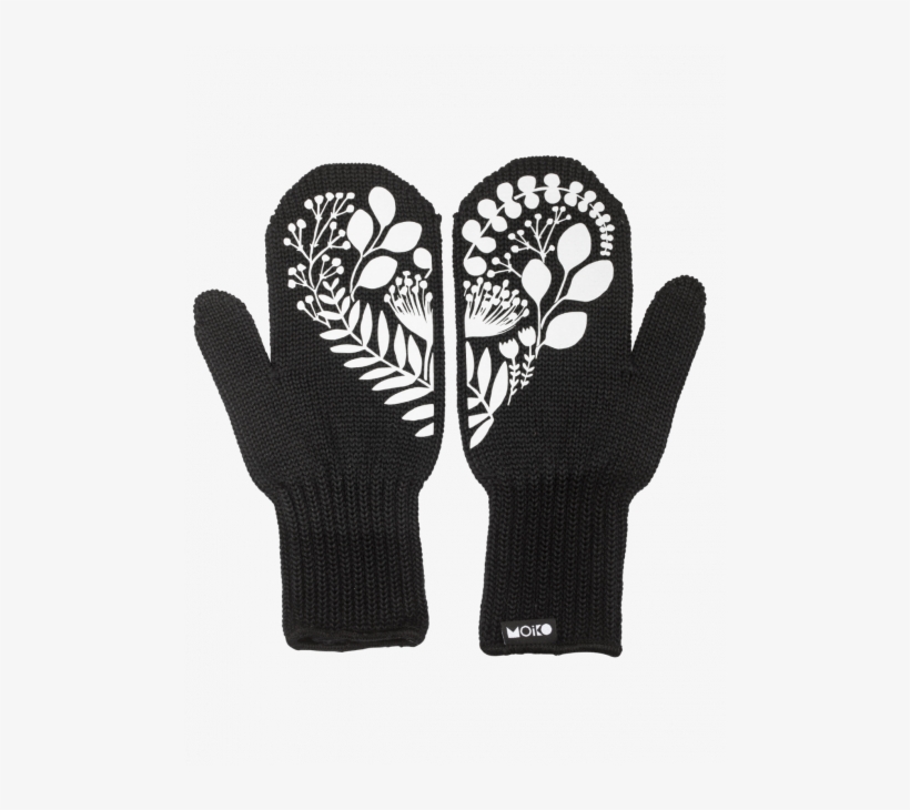 Flora Reflecting Mittens - Moiko, transparent png