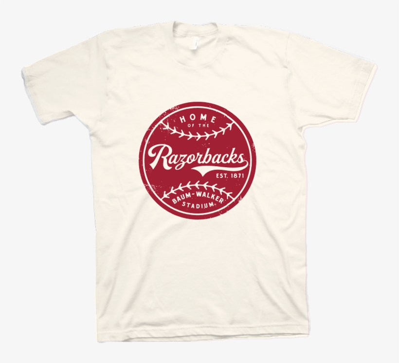Razorback Baseball Tee - Calligraphy, transparent png