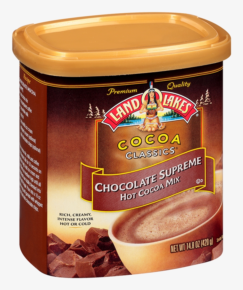 Land O Lakes® Cocoa Classics Chocolate Supreme Canister - Land O Lakes, transparent png