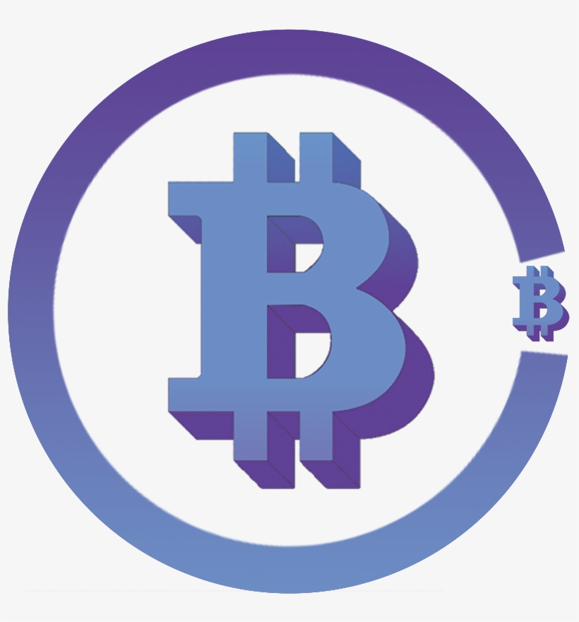 Weighs On The Line - Blue Bitcoin Transparent, transparent png