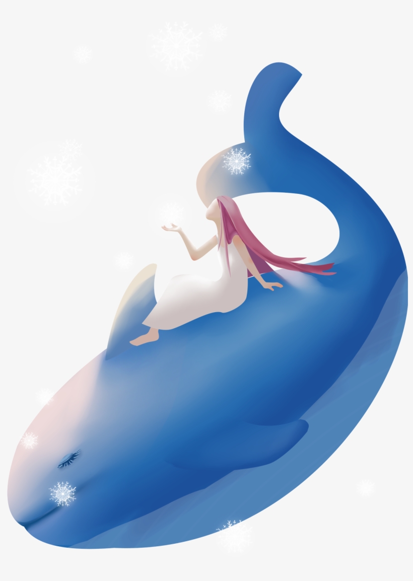 Beautiful Heavy Snow Fresh Healing Png And Psd - Whales, transparent png