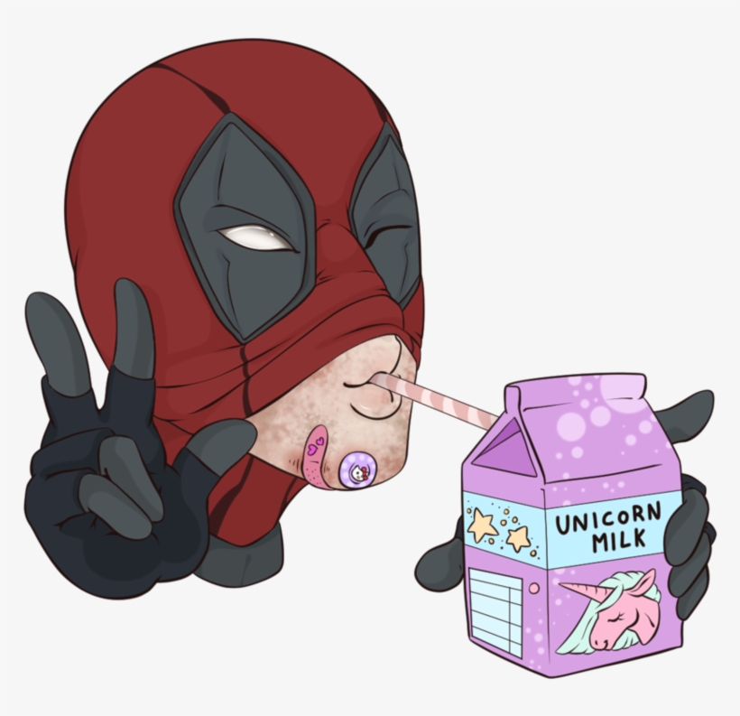 Milk Drawing Unicorn - Cartoon, transparent png