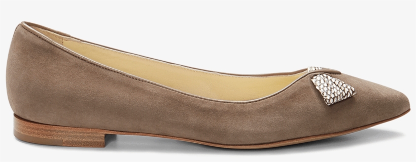 Color - Taupe Suede - Ballet Flat, transparent png
