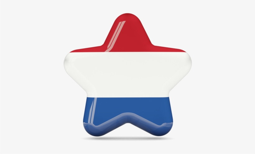 Illustration Of Flag Of Netherlands - Uae Flag Star Clipart, transparent png