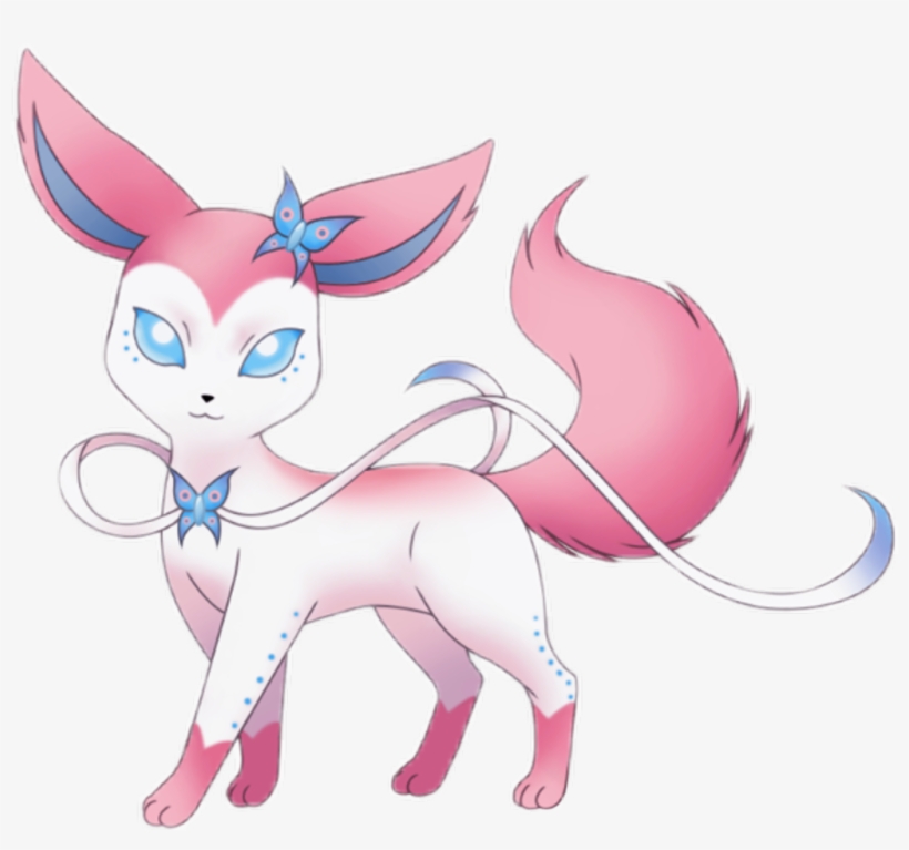 #sylveon #pokemon #cute - Cute Sylveon Pokemon, transparent png