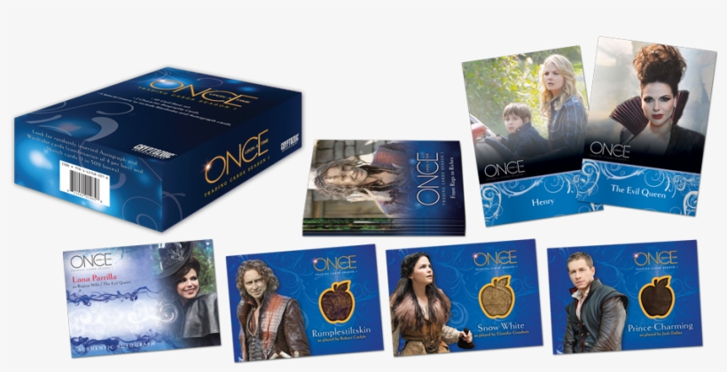 Once Upon A Time Trading Cards With 3 Wardrobe Cards - Once Upon A Time Evil, transparent png