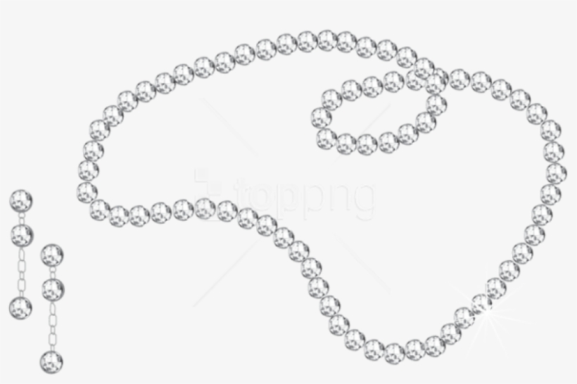 Free Png Download Diamond Necklace And Earringspicture - Necklace And Earrings Png, transparent png